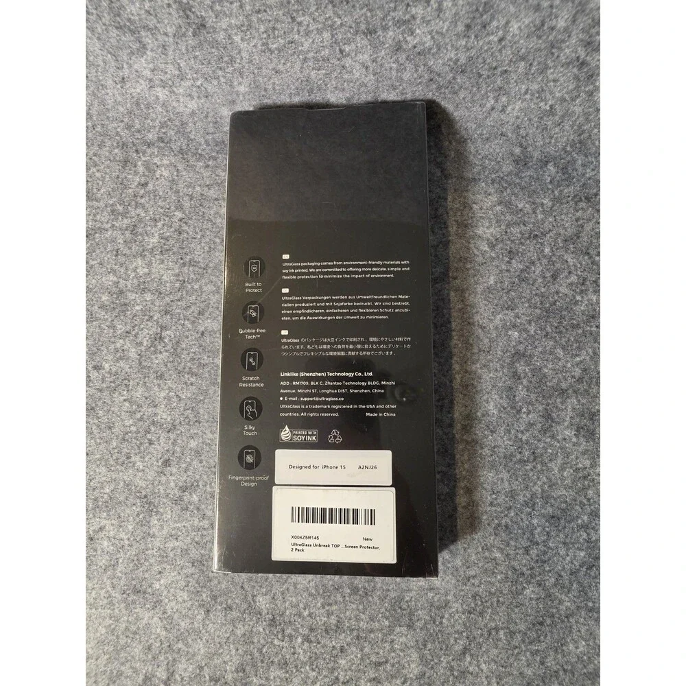 UltraGlass iPhone 15 Screen Protector 2-Pack – New